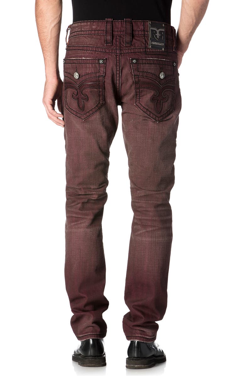 Rock Revival Biker Moto Jeans, Alternate, color,