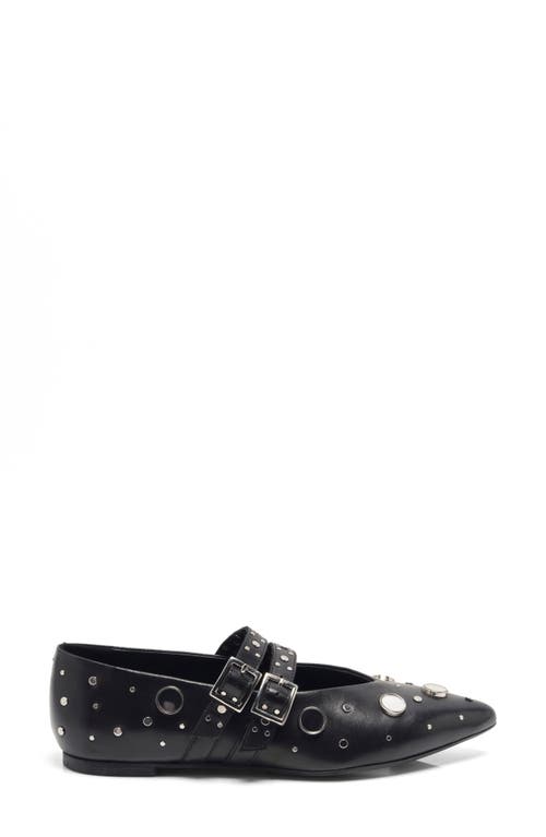 Free People Hall Of Mirrors Pointed Toe Flat In Black