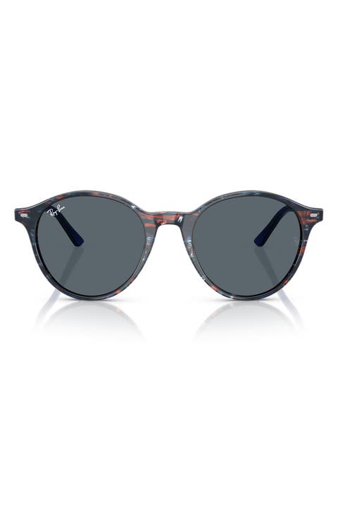 Phantos 53mm Round Sunglasses