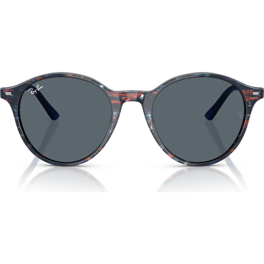 Ray Ban Ray-ban Phantos 53mm Round Sunglasses In Blue