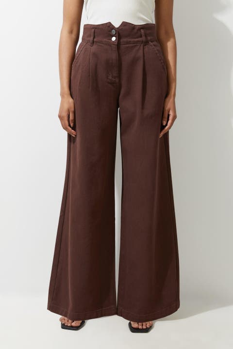 Denim Wide Leg Jeans