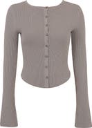 HOUSE OF CB Sylvia Ribbed Cardigan