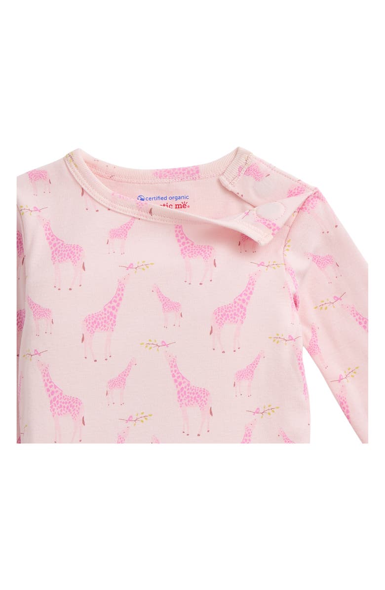 Magnetic Me Kids' Jolie Giraffe Two-Piece Fitted Pajamas, Alternate, color, 