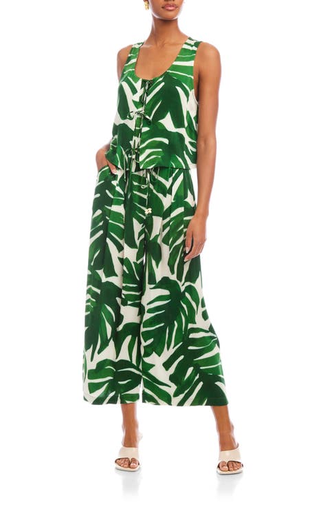 Emery Tie Front Sleeveless Top