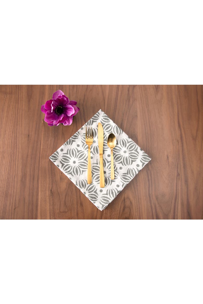Midge Boulder Napkin Set of 4, Alternate, color, Gray
