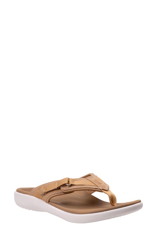 Revitalign Yumi Northfork Flip Flop In Brown