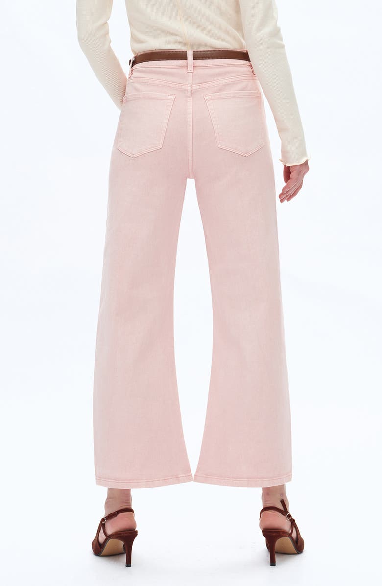 Bayeas Mid Rise Barrel Jeans, Alternate, color, Pearl Pink