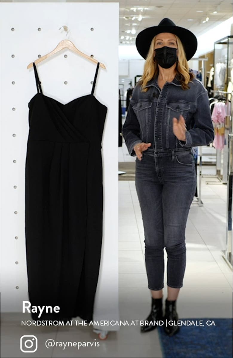 Drape Sleeveless Maxi Dress, sales video thumbnail