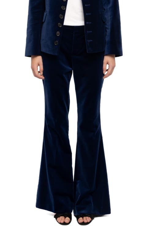 Prevy Velvet Flared Pants