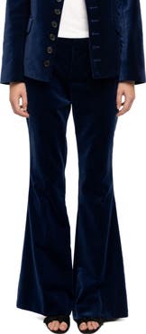 Zadig & Voltaire Prevy Velvet Flared Pants