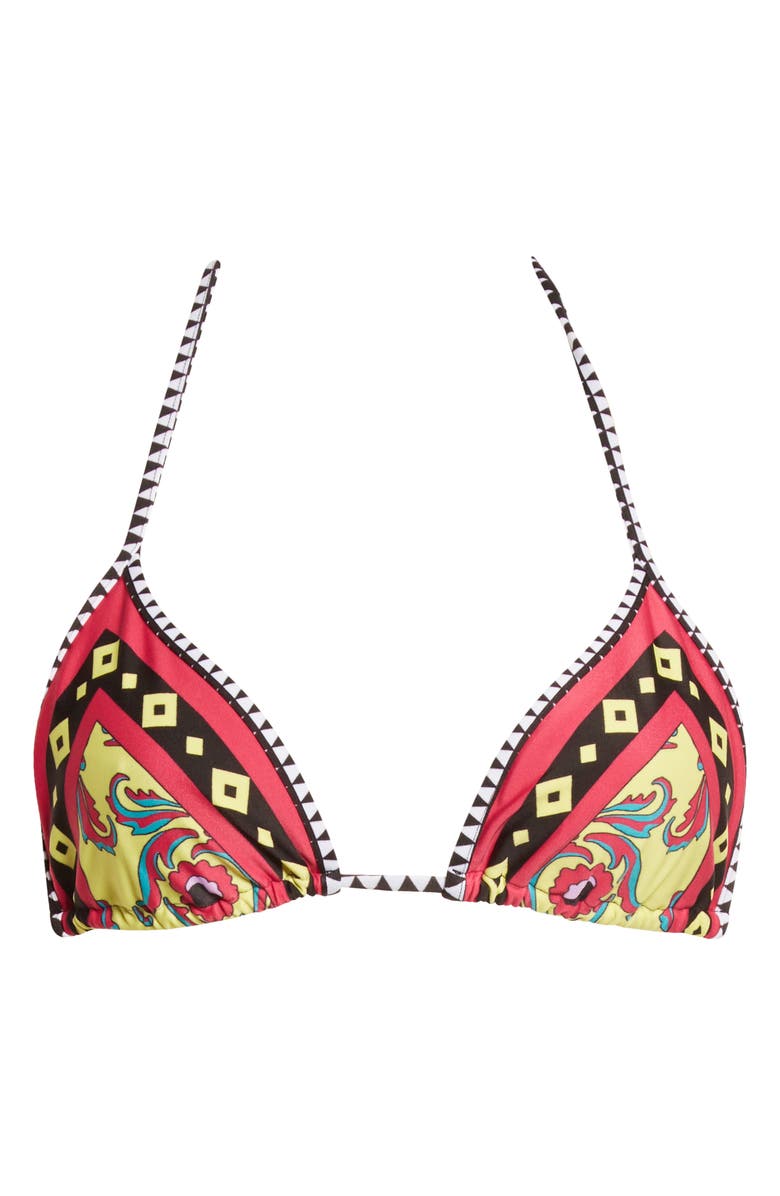 La DoubleJ Triangle Bikini Top, Alternate, color, 