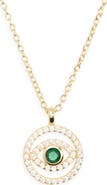 ARGENTO VIVO Evil Eye Pendant Necklace