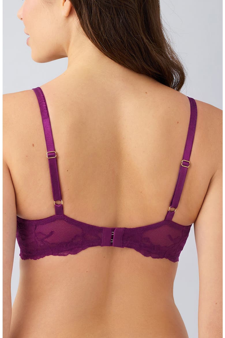 Vivid Attraction Underwire Bra, Alternate, color, DARK PURPLE