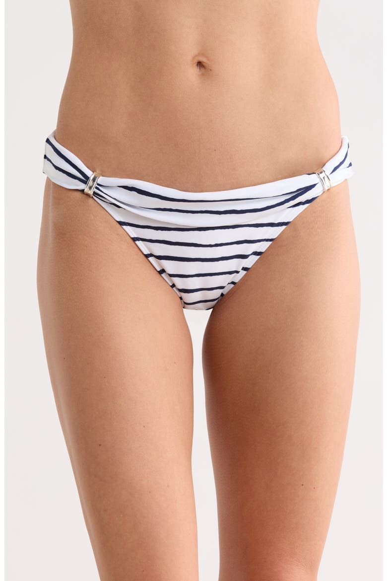 Symphonie Stripe Bikini Bottoms, Main, color, TANGA