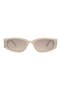 Cuffed 53mm Square Sunglasses
