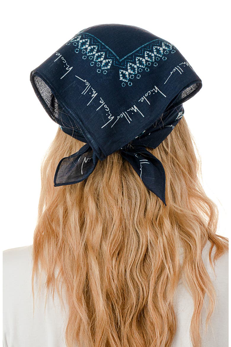Tie Dye Bandana, Alternate, color, NAVY