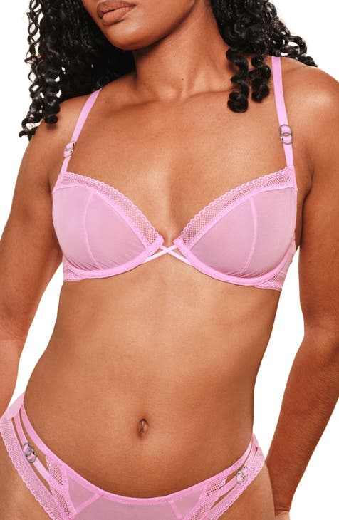 Unlined Mesh Underwire Demi Bra (Regular & Plus)