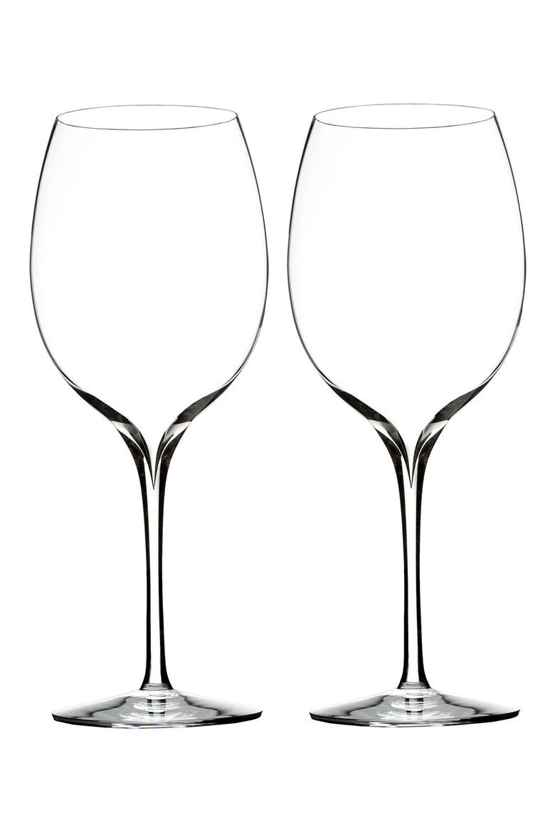 'Elegance' Fine Crystal Pinot Grigio Wine Glasses, Main, color, CLEAR