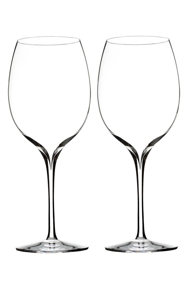 Waterford 'Elegance' Fine Crystal Pinot Grigio Wine Glasses, Main, color, Clear