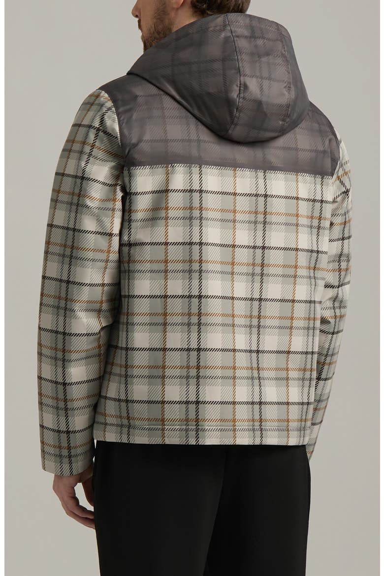 Colton Plaid Printed Mixed Media Jacket, Alternate, color, ROCKRIDGE PLAID