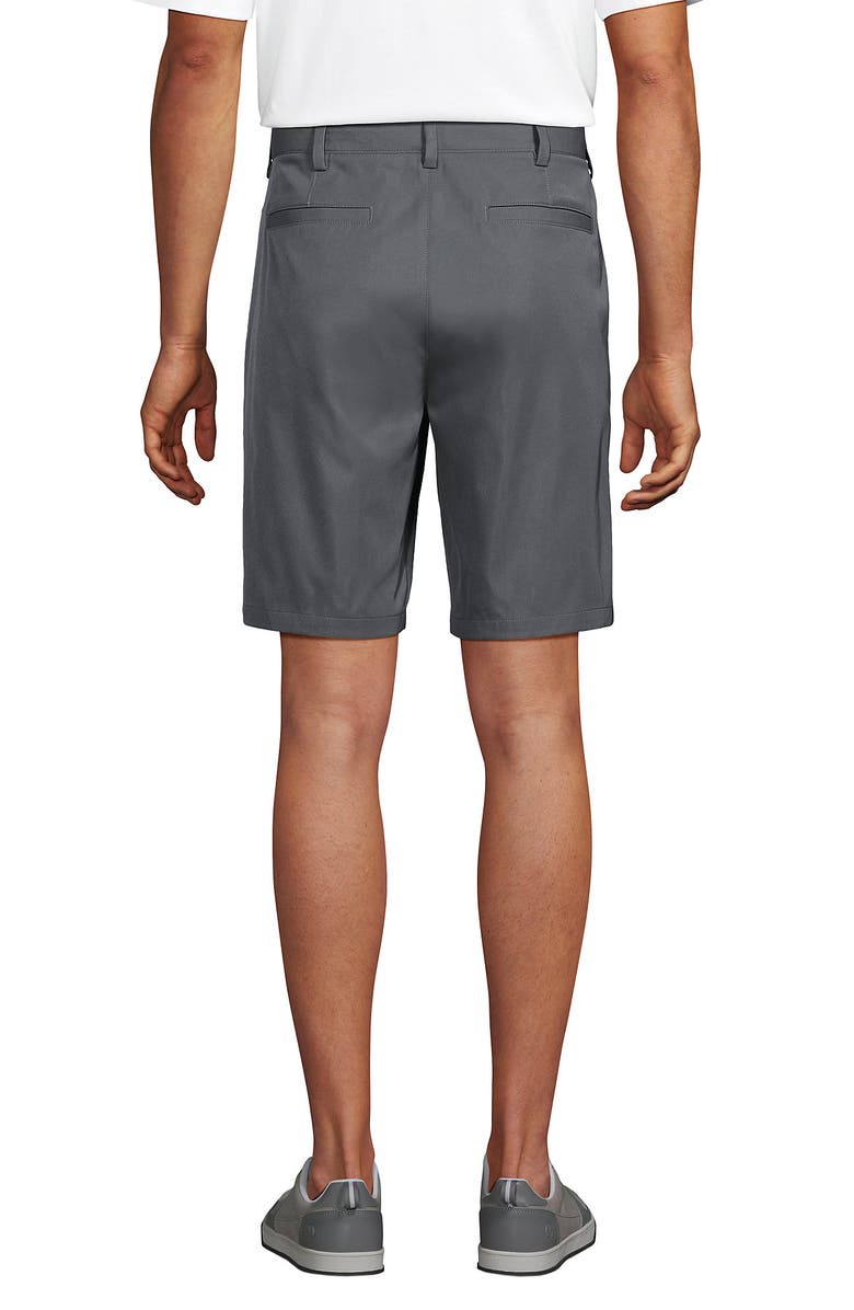 Lands' End School Uniform  Active Chino Shorts, Alternate, color, Arctic Gray