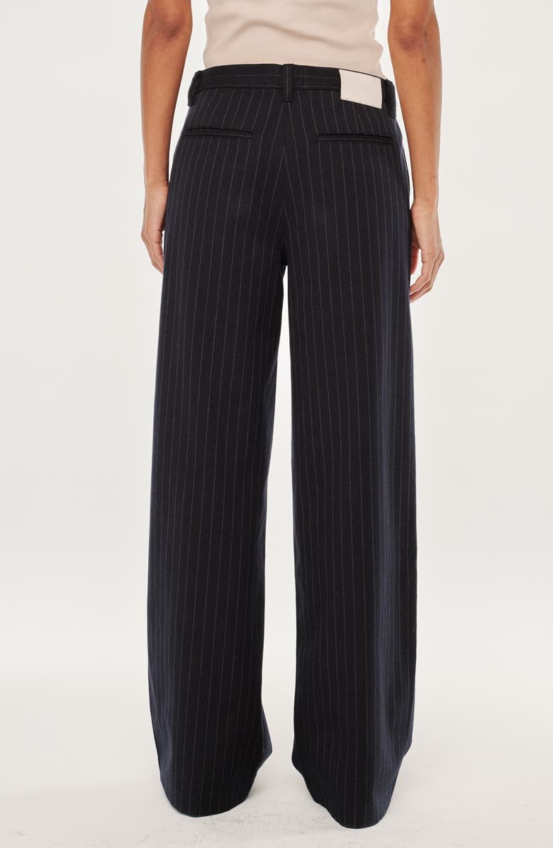 DL1961 Zoie Pinstripe Low Rise Wide Leg Pants, Alternate, color, 