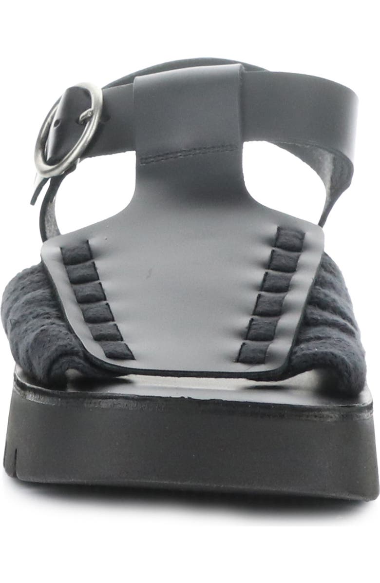 Fly London Platform Sandal, Alternate, color, Black Bridle