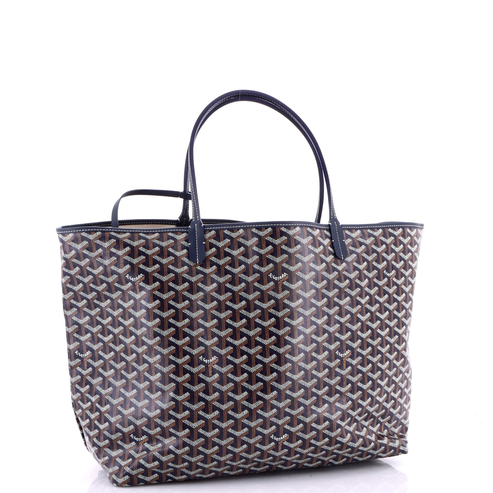 Pre-Owned Goyard Saint Louis Tote Coated Canvas GM, Alternate, color, Yellow