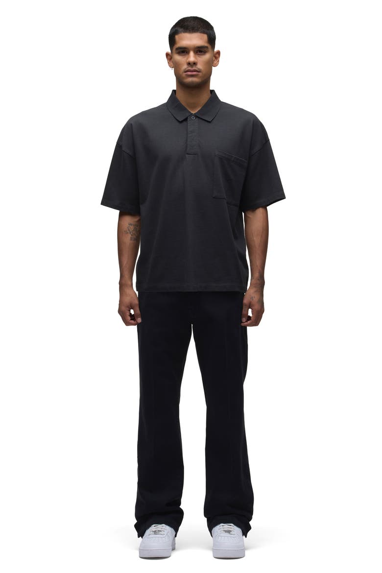 Heavyweight Cotton Pocket Polo, Alternate, color, NIGHTS