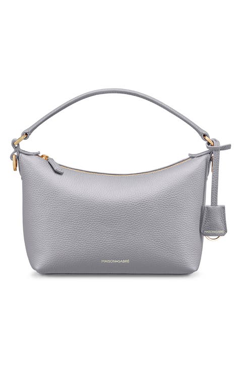 Small Leather Soft Hobo