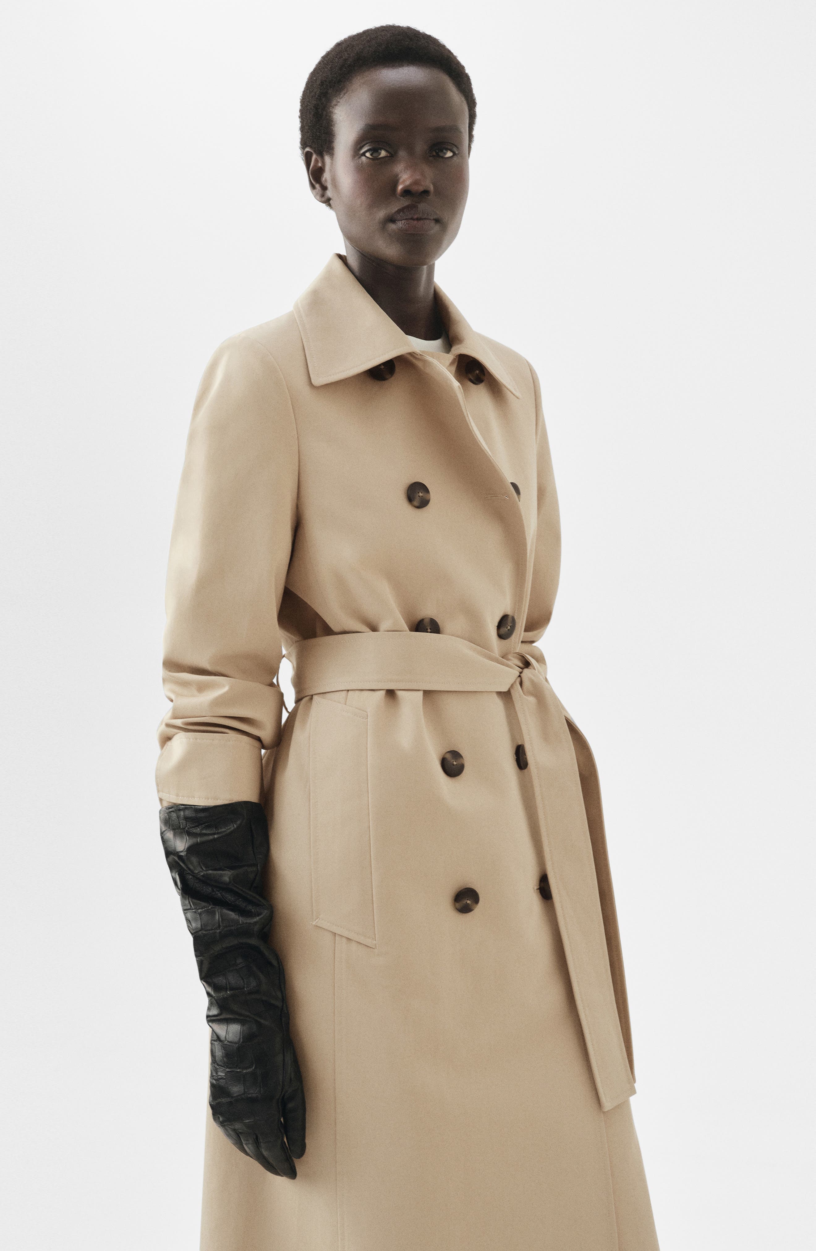Selection Classic Cotton Trench Coat - image 4