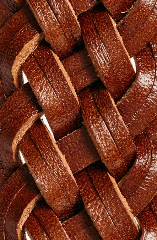 RALPH LAUREN RALPH LAUREN PURPLE LABEL BRAIDED LEATHER BELT