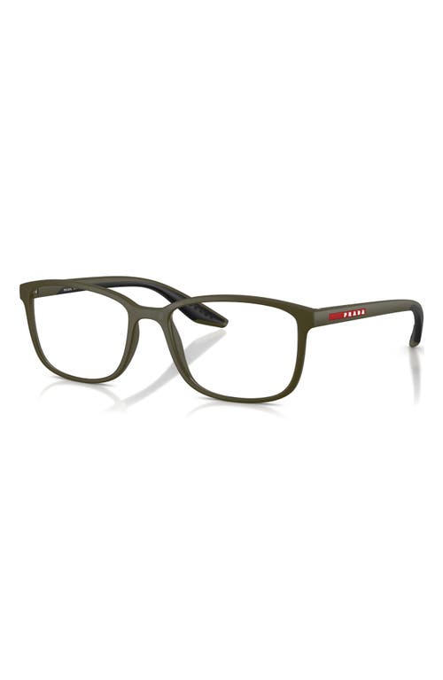 Prada Linea Rossa 55mm Pillow Optical Glasses