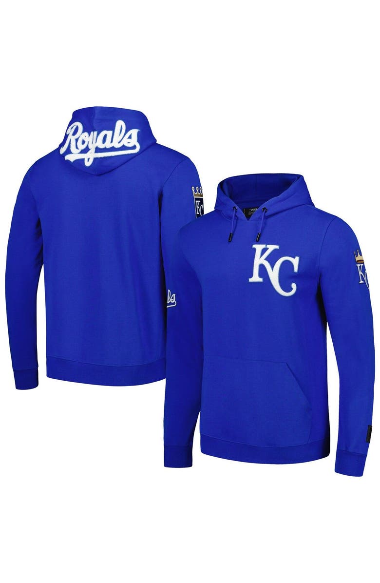 PRO STANDARD Men's Pro Standard Royal Kansas City Royals Team Logo Pullover Hoodie, Main, color,