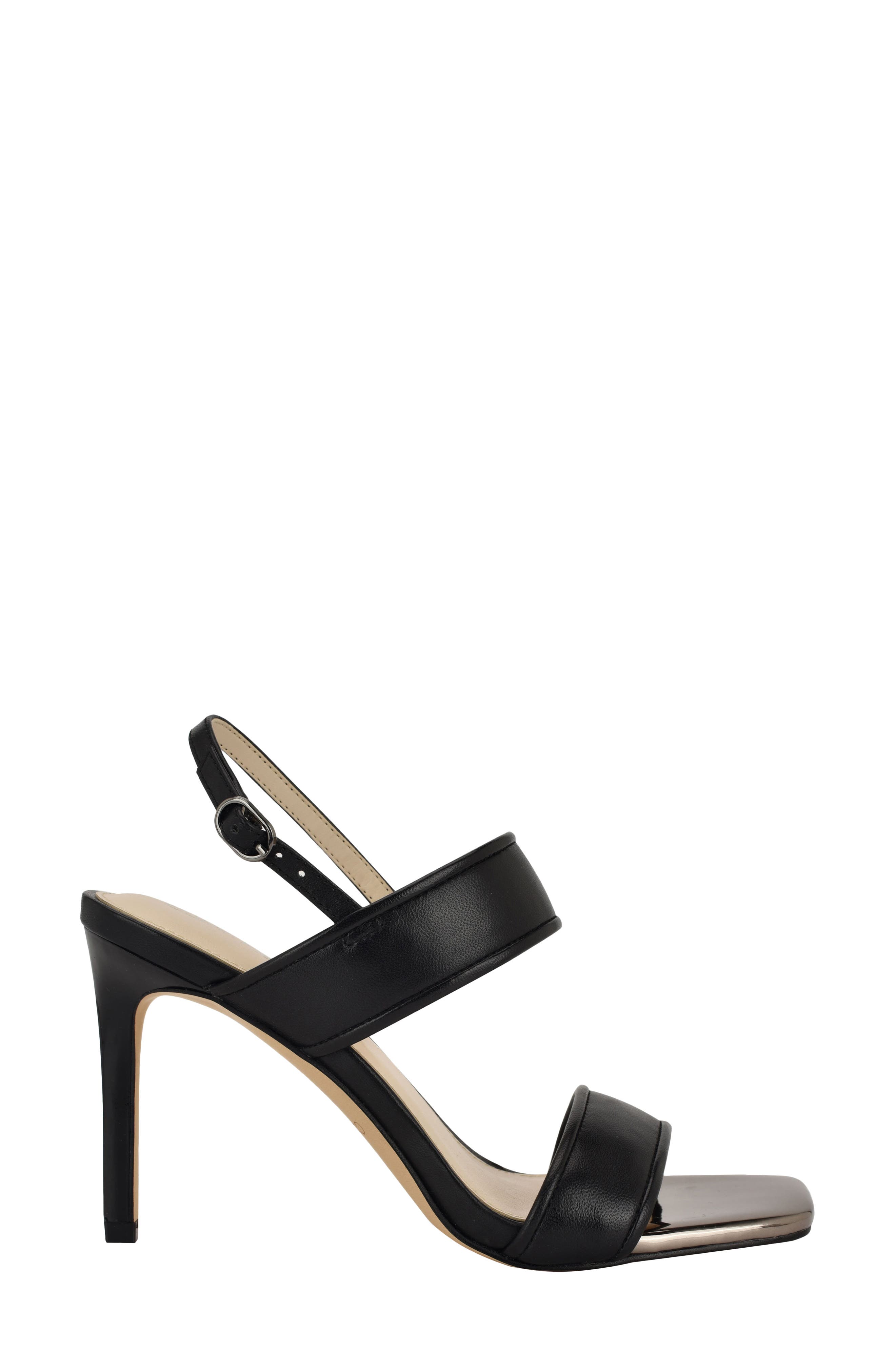 Calvin Klein Amour Slingback Sandal, Alternate, color, Black