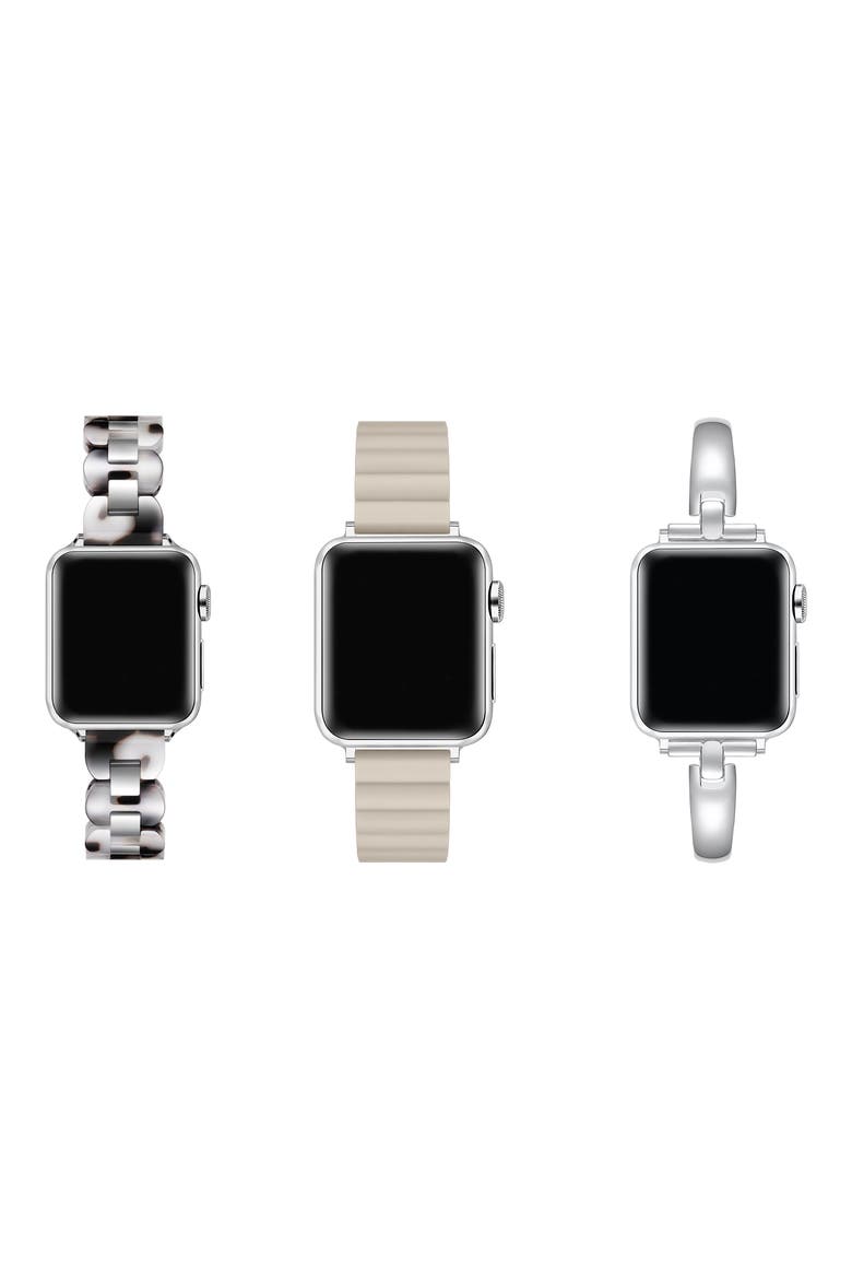 Assorted 3-Pack Apple Watch® Watchbands, Alternate, color, SILVER ASSORTED