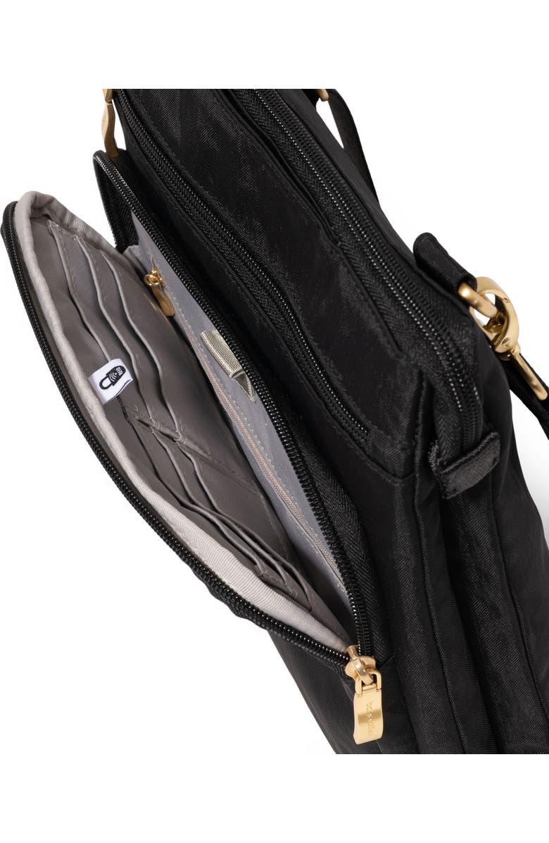 BAGGALLINI Out And About Crossbody Bag, Alternate, color, Black With Gold Hardware