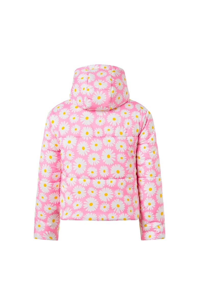 Rachel Riley Daisy Puffer Jacket, Alternate, color, Pink
