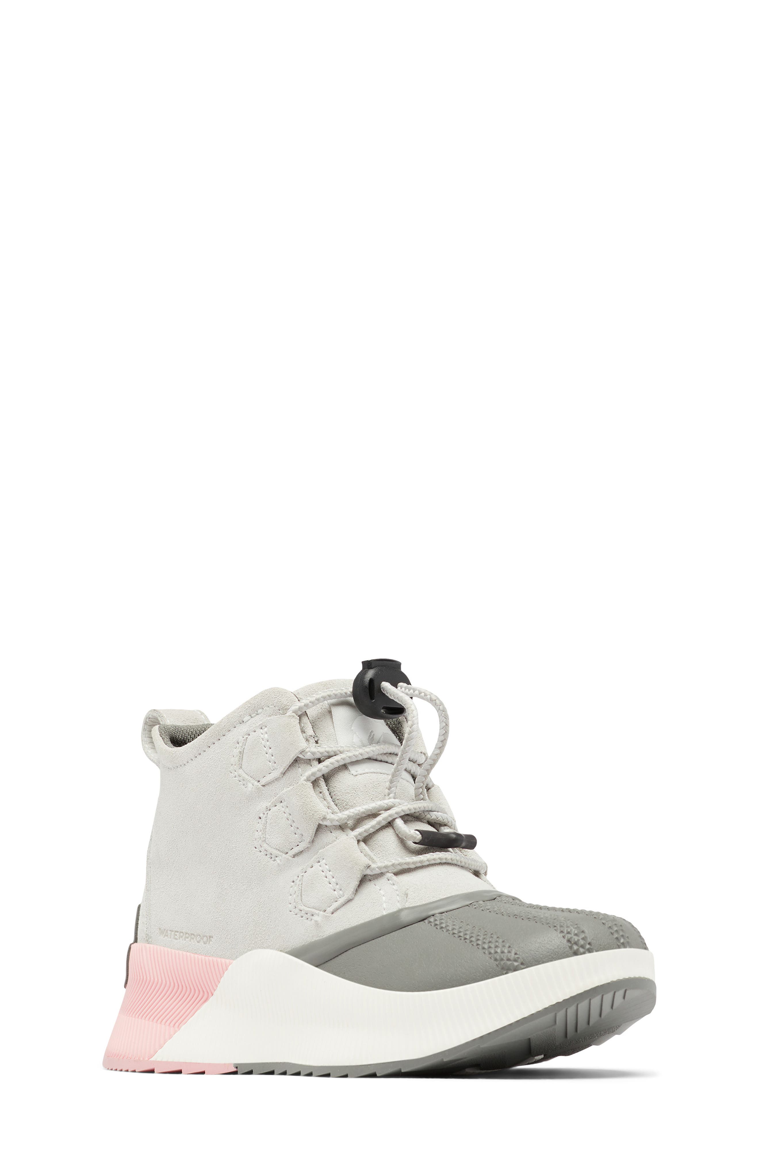 SOREL Kids' Out 'N About Classic Waterproof Boot, Main, color, Moonstone/ Vintage Pink