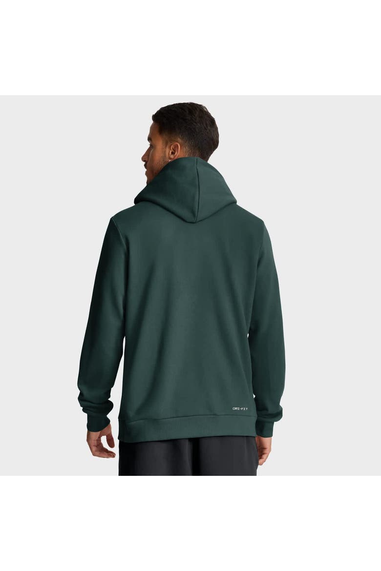 Men's Nike Green Michigan State Spartans 2025 Sideline Standard Issue Dri-FIT Hoodie, Alternate, color, Green