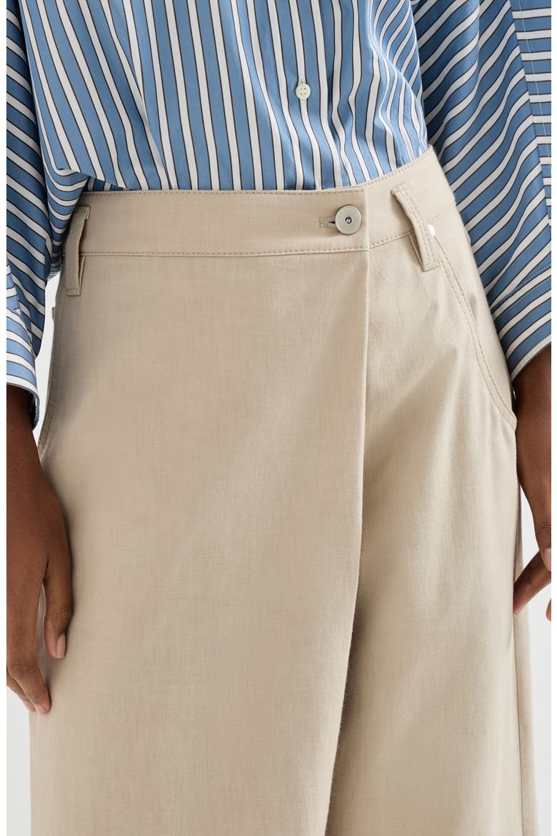 Loose Wrapped trousers, Alternate, color, Sand