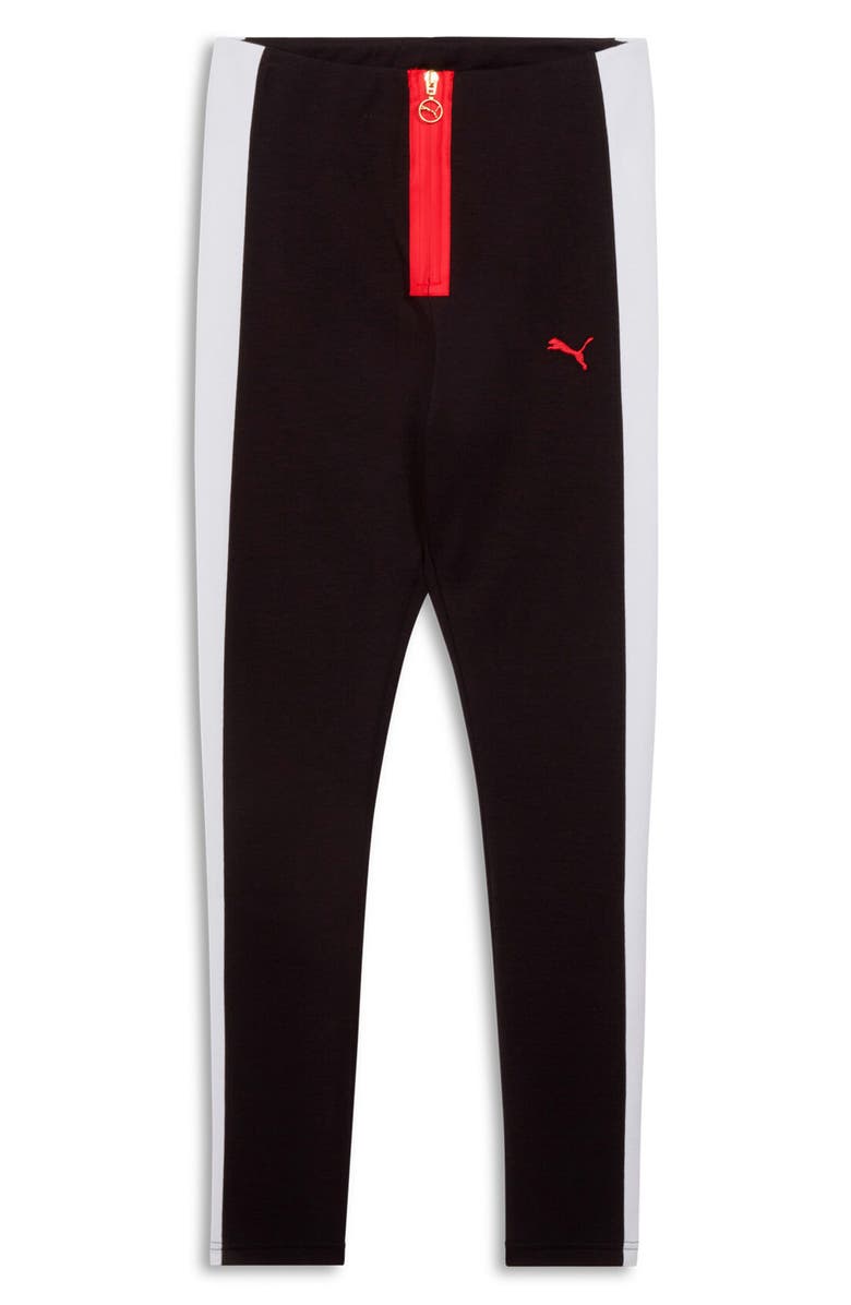 PUMA T7 Leggings, Main, color, Puma Black-Puma White