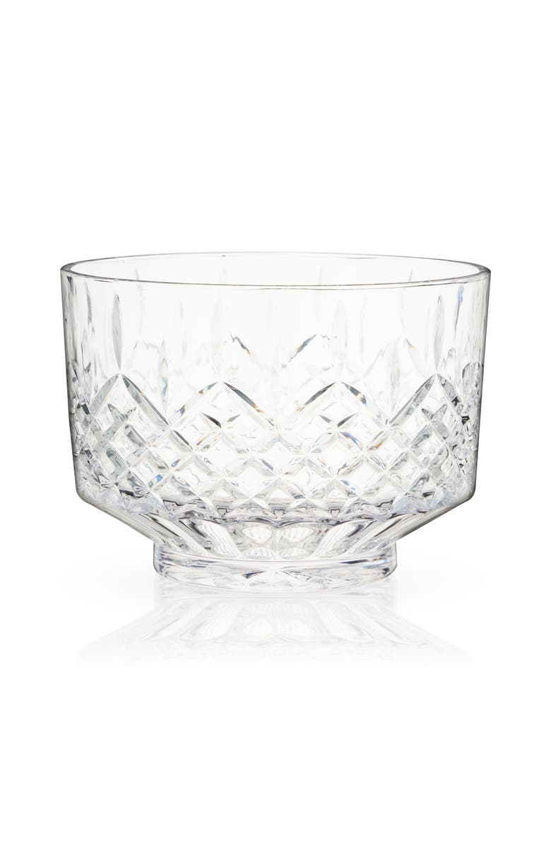 Viski Admiral Crystal Punch Bowl, Main, color, Clear