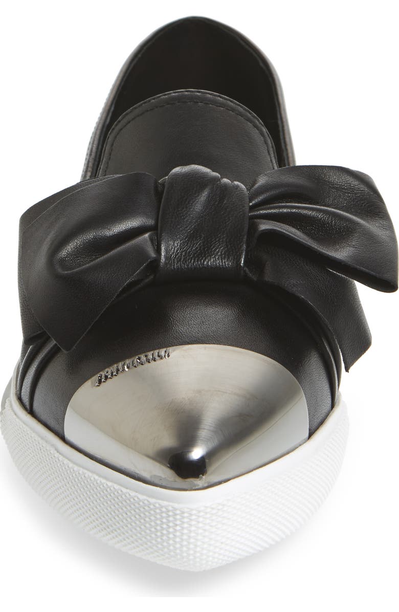 Miu Miu Cap Toe Hidden Wedge Sneaker, Alternate, color,