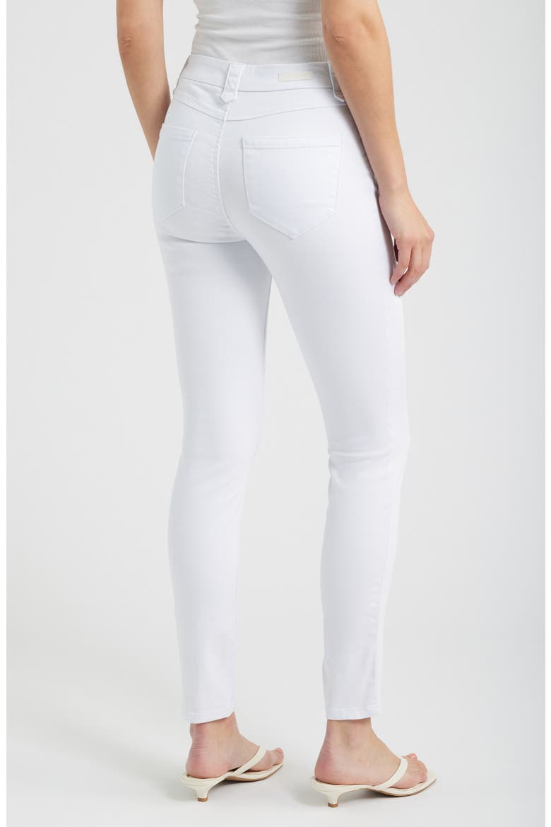 Better Butter Mid Rise Skinny Jeans, Alternate, color, WHITE