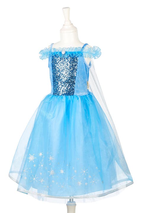 Ice Queen Costume Dress, Carnival & Festive Use (Big Kid)