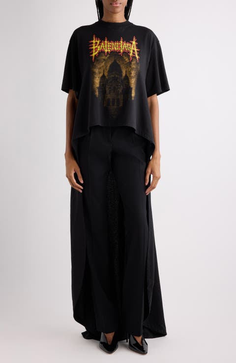 Sacré Couer Graphic T-Shirt with Train