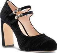 Stuart Weitzman Babette Platform Mary Jane Pump
