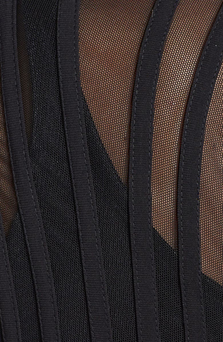 Adrianna Papell Shutter Pleat Jersey Sheath Dress, Alternate, color,