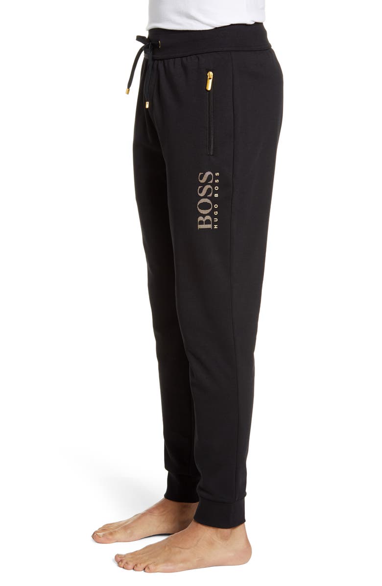 BOSS Cotton Blend Track Pants, Alternate, color,